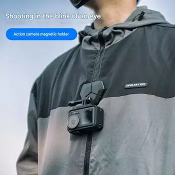 Подходит для GoPro DJI DJI Shadow Stone Insta360 Sports Camera Магнитный кронштейн Action5/4 Ace Pro Quick-release Neck Hanging Sucker Chest Hanging