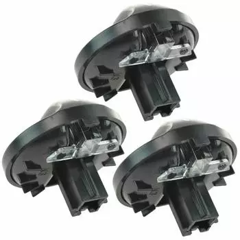 Подходит для грузовика Toyota-Tundra 2000-2006 гг. Ручки регулировки температуры Циферблаты Обогреватель A/C Кондиционер Вентилятор Комплект из 3 шт. 55905-0C010 CHINA