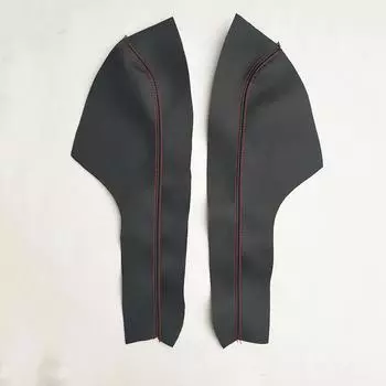 Подходит для Honda08-14Style4Door Панель Кожаный Дверной Подлокотник Автомобильная Дверная Панель Дверная Поддержка Кожаный Интерьер Специальный Black Leather Black Threa