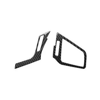 подходит для Honda Civic 10th 2016-2019 автомобильные аксессуары для защиты автомобиля 3D UA карбоновое волокно боковая крышка воздухозаборника отделка чёрный