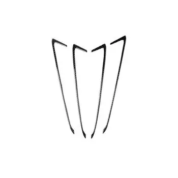 подходит для Honda fit Jazz 2014-2018 автомобильные аксессуары карбоновая панель передач защищает ручку переключения передач наклейки на автомобиль украшение интерьера чёрный