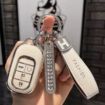 Подходит для HondaZRVKey Cover23StyleCRVType GridXRVЧехол для автомобильного ключа Civic 11-го поколения As Shown in the Figure4