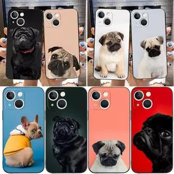 Подходит для iPhone16 Чехол для мобильного телефона Новый чехол для пары животных Собака Бульдог Чехол для мобильного телефона iPhone13