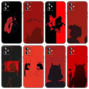 Подходит для iPhone16 Чехол для мобильного телефона Новый чехол для мобильного телефона Devil Girl Devil iPhone13