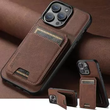 Подходит для iPhone16ProMax чехол для мобильного телефона Apple 15 Samsung S24Ultra кронштейн Google 8 кожаный чехол iPhone16