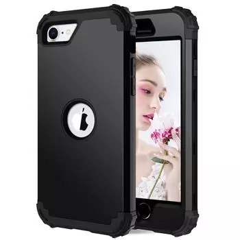 Подходит для iPhone SE 2020, сверхпрочный прочный бронированный ударопрочный защитный чехол для iPhone SE/iPhone SE2 2020/SE3 PC and TPU