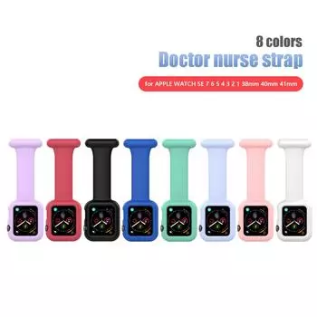 Подходит для Iwatch1 2 3 4 5 6 7 Сменный ремешок силиконовый ремешок 38 мм 40 мм 41 мм светло-синий