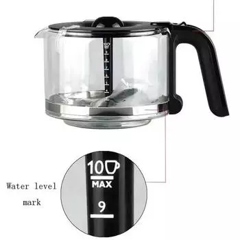 Подходит для кофемашины Philips HD7761 HD7762 HD7765 HD7766 HD7767 HD7768 HD7769, стеклянный кувшин, фильтр, воронка, детали