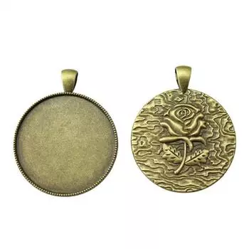 Подходит для круглого основания 35 мм, компоненты для установки ювелирных изделий, аксессуары для рукоделия, изготовления украшений своими руками