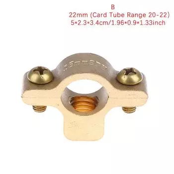 Подходит для латунной трубы M10 с внешним диаметром 15 22 28 35 40 мм, кронштейн для крепления трубы, фиксированный 22mm