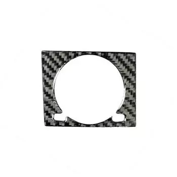 Подходит для Lexus RX300 270 200T 450H 2016-2019 Автомобильные аксессуары из углеродного волокна Панель управления часами Накладка на автомобиль Наклейка 3D чёрный