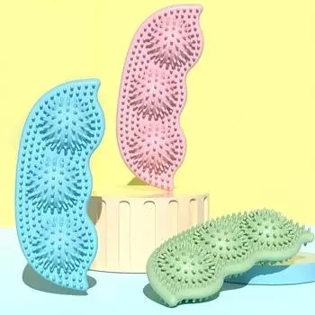 Подходит для маленьких и больших собак, щетка для чистки зубов домашних животных, гороховая палочка для чистки моляров, массажер, принадлежности для зубной щетки для щенков, жевательная игрушка, игрушки розовый