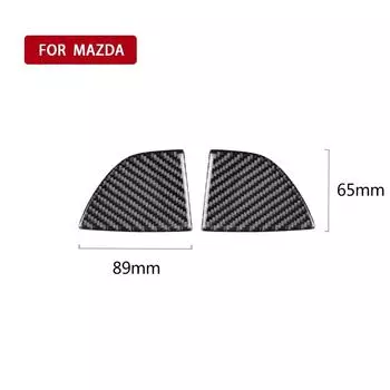 подходит для Mazda3 Axela 2017-2018 гг. Настоящее карбоновое волокно Передняя решетка радиатора Декоративная накладка Передние декоративные детали Аксессуары для стайлинга автомобиля