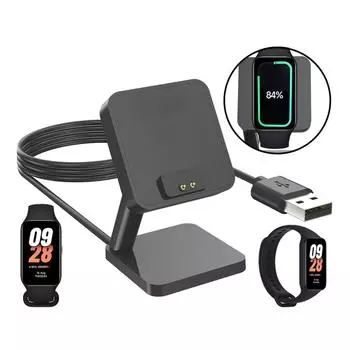 Подходит для Mi Band 8 Active Магнитный зарядный шнур Адаптер питания Кронштейн для кабеля быстрой зарядки Станция для смарт-часов Прочный