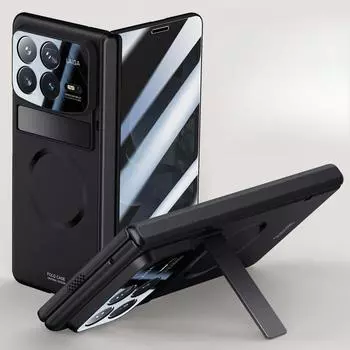 Подходит для мобильного телефона Xiaomi MixFold4 Чехол Пленка Встроенная Магнитная Адсорбция Полная упаковка Подставка Противоударный Простой Пружинный шарнир Складной Xiaomi Mixed Fold4