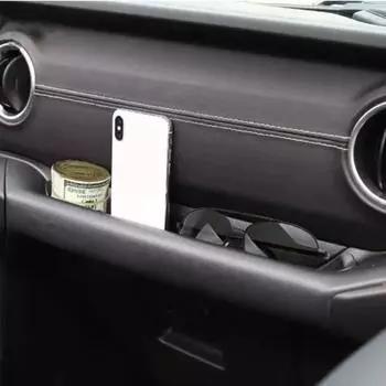 Подходит для модификации интерьера и хранения аксессуаров пассажирского вещевого ящика Jeep Gladiator с 2018 по 2023 год. 38X6X6CM чёрный