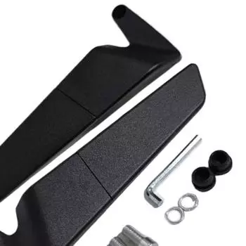 Подходит для мотоциклов KTM 250 390 200 690, зеркала заднего вида, боковые зеркала Stealth, регулируемые зеркала заднего вида чёрный