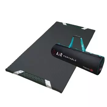 подходит для nishikawa Mobile Mat Мобильный матрас Односпальный 1 шт. на кровать плюс точечная поддержка Портативный для деловых поездок Экспедиции Air AiR чёрный