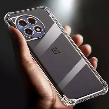 Подходит для OnePlus 11R чехол 6.74 Утолщенный Airbag Противоударный Прозрачный Мягкий Чехол Для Телефона 1+11 R 5g Прозрачная Задняя Крышка CPH2487 For oneplus 11R чистый