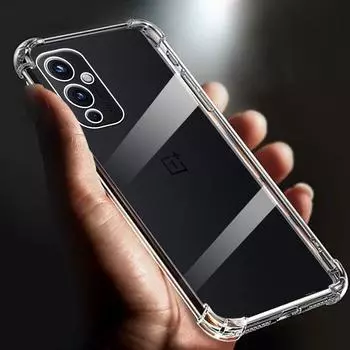 Подходит для Oneplus 9 чехол 5G 6.55 утолщенный подушка безопасности ударопрочный прозрачный мягкий 1+9 чехол для телефона прозрачная задняя крышка LE2111 LE2110 For Oneplus 9 чистый