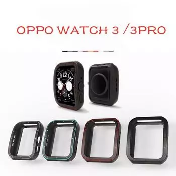 Подходит для OPPO WATCH3 PRO Мягкий защитный чехол Oppo Watch 3 Полый защитный корпус из ТПУ OPPO WATCH 3PRO чёрный