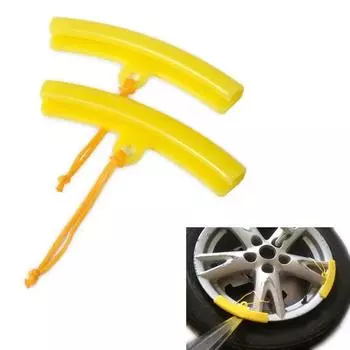 Подходит для : Отлично подходит для замены шин мотоциклов, автомобилей и велосипедов в гараже или в путешествии.. В комплект входят 5 защит для шиномонтажного станка для защиты обода