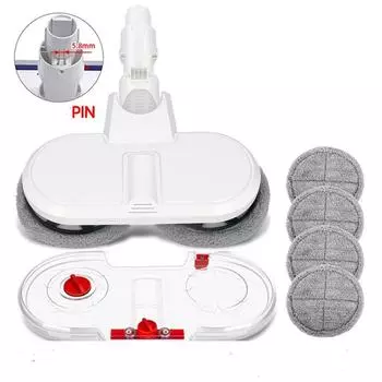 Подходит для пылесоса Dreame v8/v9b/v10/v11, электрическая насадка для швабры, бытовая насадка для влажной уборки, аксессуары для всасывающей насадки