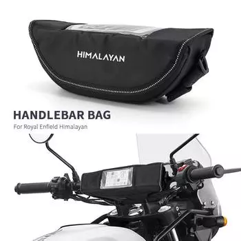 Подходит для Royal Enfield Himalayan, аксессуары для мотоциклов, водонепроницаемая сумка для хранения, сумка на руль, дорожный инструмент No logo