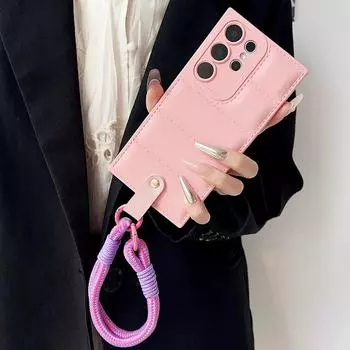 Подходит для Samsung S24ultra Чехол для мобильного телефона S25 Ремешок Note20/a15 Ручной трос A06s24fe/s22 + Samsung S25