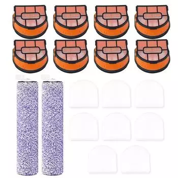 Подходит для Shark Hydrovac AW201 AW302 WD201 WD100 WD200 WD101 WD200C WD201C WD101C Вакуумные детали Щеточный роликовый фильтр