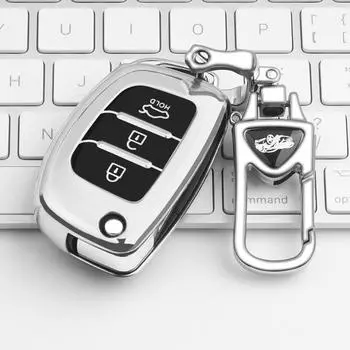 Подходит для современного ключа в Пекине Caseix25 ix35Mingtu Langdong Yuena Tucson, складной чехол для автомобильного ключа ModernGStyle-Folding3Key