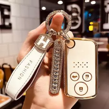 Подходит для старого чехла для ключей Honda CivicCRVGe 9-го поколения Shi Tu Bosirui с пряжкой, чехол для автомобильного ключа As Shown in the Figure3