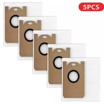 Подходит для Tapo RV30 Max Plus и RV20 Max Plus, 5 штук, пылесборники высокой вместимости