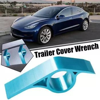 Подходит для Tesla Trailer Cover Wrench1Pcs Набор инструментов для снятия крышки сцепного устройства Tesla Model Y Hitch Cover зелёный