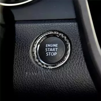 Подходит для Toyota Camry 2018-2019 Аксессуары Кнопка рулевого колеса Украшение салона автомобиля Защитная наклейка из углеродного волокна для автомобиля
