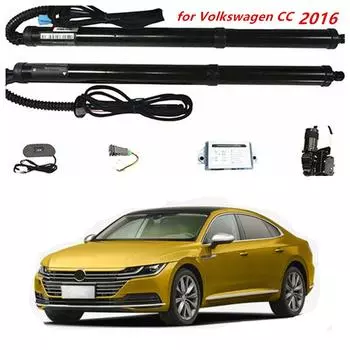 Подходит для Volkswagen CC 2016+ Автомобильные аксессуары Интеллектуальная электрическая задняя дверь Модифицированная опора багажника автомобиля Переключатель задней двери
