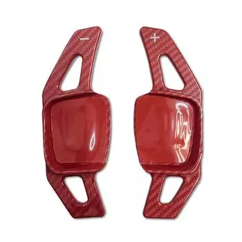 Подходит для Volkswagen рулевое колесо Paddle ABS Shifter Gear Shiftles Paddles Extension VW Golf 8 Tiguan PASSAT Touareg Tharu Parts углеродного волокна черного