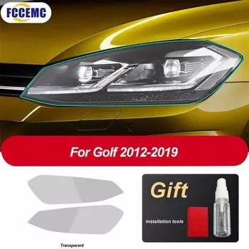 Подходит для Volkswagen VW Golf 7 MK7 2012-2019 HD Автомобильная тонировочная защитная пленка для фар Задний фонарь Наклейка TPU Декоративная пленка Аксессуары