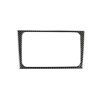 Подходит для VW golf 6 2008-2012 gti R MK6 scirocco 2009-2016 Автомобильные аксессуары из углеродного волокна Центральная консоль CD панель наклейка на автомобиль 3D чёрный