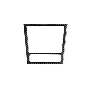 Подходит для VW golf 6 2008-2012 gti R MK6 scirocco 2009-2016 Автомобильные аксессуары Карбоновая рамка пепельницы Защитная наклейка на автомобиль 3D чёрный