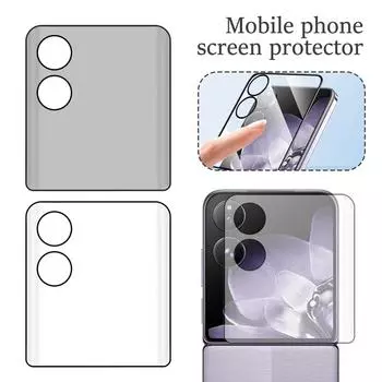 Подходит для Xiaomi MIX FLIP 3D изогнутая закаленная пленка для экрана, анти-пип, мобильный защитный телефон F N0U4 HD-For Xiaomi Mix Flip