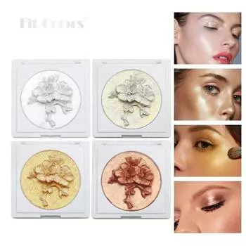 Подходящие цвета 3D Carving Plum Blossom High Disc Подтяжка тела Лицо Лицо Блестящая трехмерная восстанавливающая пудра 01