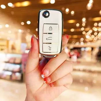 Подходящий чехол для ключа Volkswagen Langyi Suiteng Bora корпус Santana polo Lingdu пряжка Golf Tiguan сумка