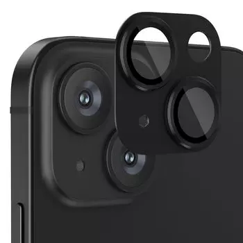 Podick Lens Cover для iPhone Camera Алюминиевая закаленная 9H защита от царапин для iPhone High Black Overexposure Camera Lens Black 15/15