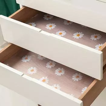 Подкладка для кухонного шкафа Нескользящие водонепроницаемые подкладки для полок шкафов Прочные подкладки для ящиков из ЭВА с современным узором Коврики для шкафов без запаха 150CM A