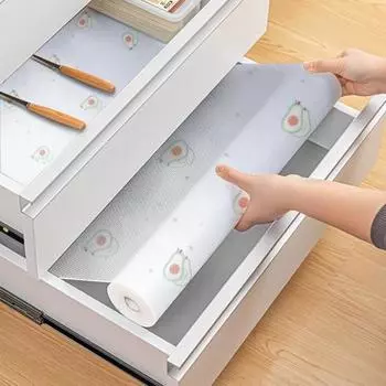 Подкладка для кухонного шкафа Нескользящие водонепроницаемые подкладки для полок шкафов Прочные подкладки для ящиков из ЭВА 150CM A