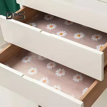 Подкладка для кухонного шкафа Нескользящие водонепроницаемые подкладки для полок шкафов Прочные подкладки для ящиков из ЭВА с современным узором Коврики для шкафов без запаха 150CM B