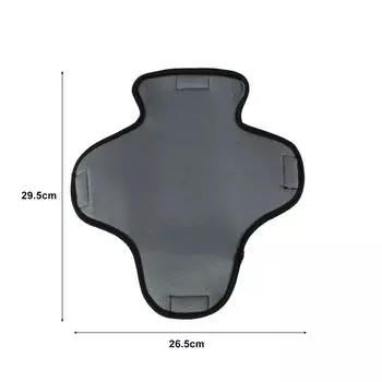 Подкладка для мотоциклетного шлема, охлаждающая подушка для шлема, впитывающая пот, с крючком и петлей, многоразовая и моющаяся серый