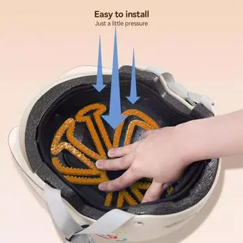 Подкладка для мотоциклетного шлема, препятствующая деформации, универсальная силиконовая подкладка для шлема, вентилируемая дышащая вентиляционная подкладка для велосипедного шлема красный