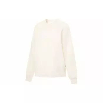 Подкладка Фитнес Серия однотонный круглый вырез пуловер свитер женский свитшот Off-White AWDT512-1 L